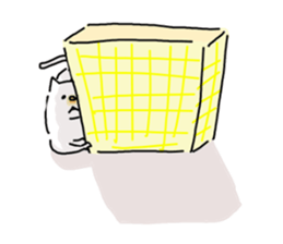 He is like a cat. 2 sticker #7632064