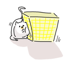 He is like a cat. 2 sticker #7632065