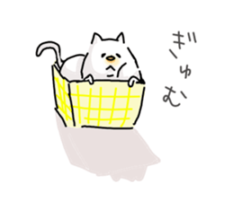 He is like a cat. 2 sticker #7632066