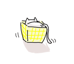 He is like a cat. 2 sticker #7632067