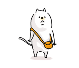 He is like a cat. 2 sticker #7632070