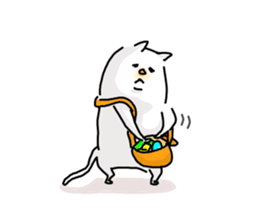 He is like a cat. 2 sticker #7632071