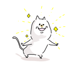 He is like a cat. 2 sticker #7632074