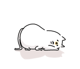 He is like a cat. 2 sticker #7632077