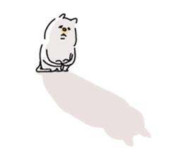 He is like a cat. 2 sticker #7632078