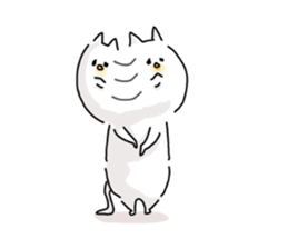 He is like a cat. 2 sticker #7632080