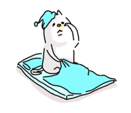 He is like a cat. 2 sticker #7632084