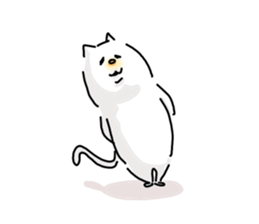 He is like a cat. 2 sticker #7632085