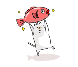 He is like a cat. 2 sticker #7632086