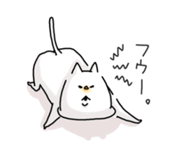 He is like a cat. 2 sticker #7632087