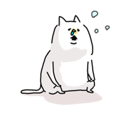 He is like a cat. 2 sticker #7632090