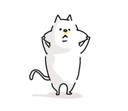 He is like a cat. 2 sticker #7632094