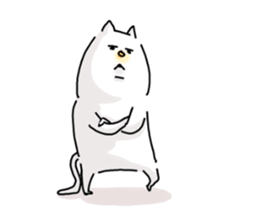 He is like a cat. 2 sticker #7632095