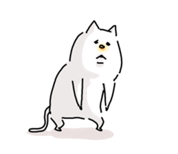 He is like a cat. 2 sticker #7632096