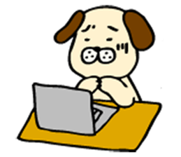 The head's weak dog sticker #7632126