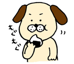 The head's weak dog sticker #7632137