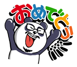 Hige Megane Panda sticker #7632145
