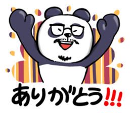 Hige Megane Panda sticker #7632165