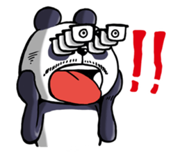 Hige Megane Panda sticker #7632176