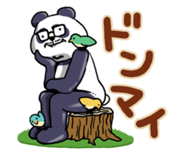 Hige Megane Panda sticker #7632178