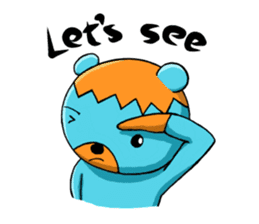 Mr. Aokuma -BlueBear- sticker #7632422