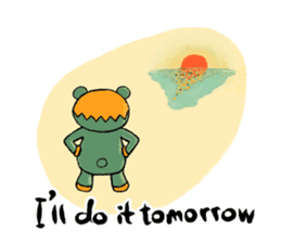 Mr. Aokuma -BlueBear- sticker #7632430