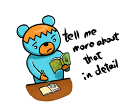 Mr. Aokuma -BlueBear- sticker #7632432
