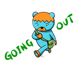 Mr. Aokuma -BlueBear- sticker #7632454