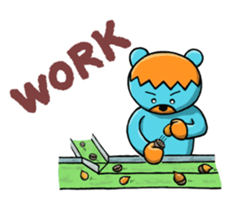 Mr. Aokuma -BlueBear- sticker #7632456