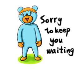 Mr. Aokuma -BlueBear- sticker #7632459