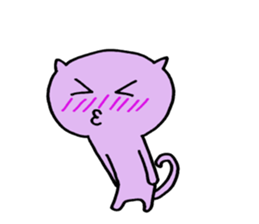 Cat of few words sticker #7632629