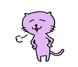 Cat of few words sticker #7632632