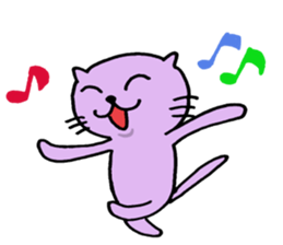 Cat of few words sticker #7632633