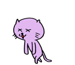 Cat of few words sticker #7632654