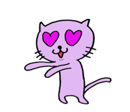 Cat of few words sticker #7632656