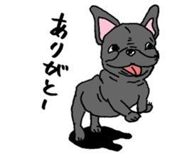 I am MATAO! Iam frenchbulldog!! part4 sticker #7632700