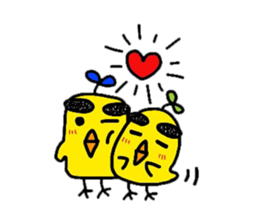 Piyoko and Piyota sticker #7633274