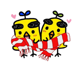 Piyoko and Piyota sticker #7633299