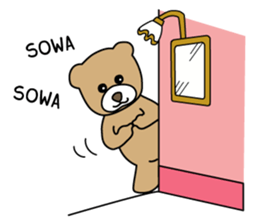 Little bear Kumama sticker #7633466