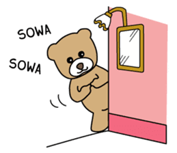 Little bear Kumama sticker #7633466