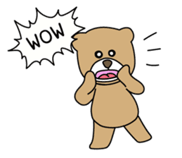 Little bear Kumama sticker #7633467