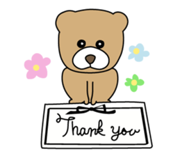 Little bear Kumama sticker #7633471