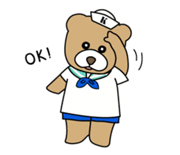 Little bear Kumama sticker #7633472