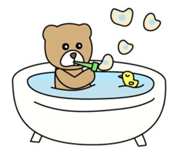 Little bear Kumama sticker #7633474