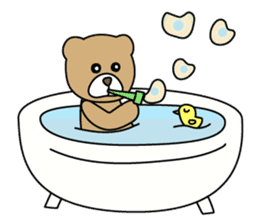 Little bear Kumama sticker #7633474