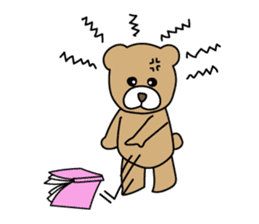 Little bear Kumama sticker #7633476