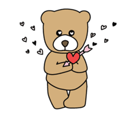 Little bear Kumama sticker #7633491