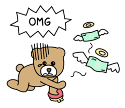 Little bear Kumama sticker #7633492