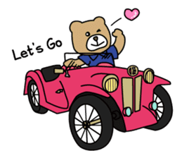 Little bear Kumama sticker #7633498