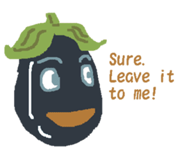 Vegetables and fruit friend sticker #7634128